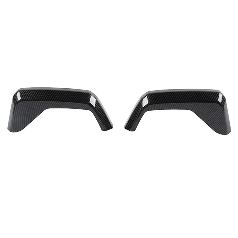 

Для Suzuki Jimny 2019-2022, Автомобильный задний бампер из углеродного волокна, противотуманная фара, декоративная крышка, декоративная наклейка, внешние аксессуары