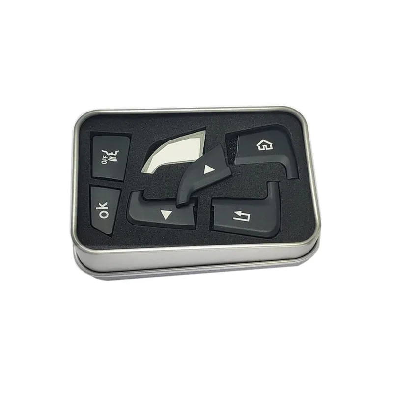 Auto Lenkrad Taste Abdeckungen Trim Aufkleber Fit Für Mercedes Benz GLC X253 C Klasse W205 CLA GLA EINE Klasse X156 C117 W176 – Detail 14