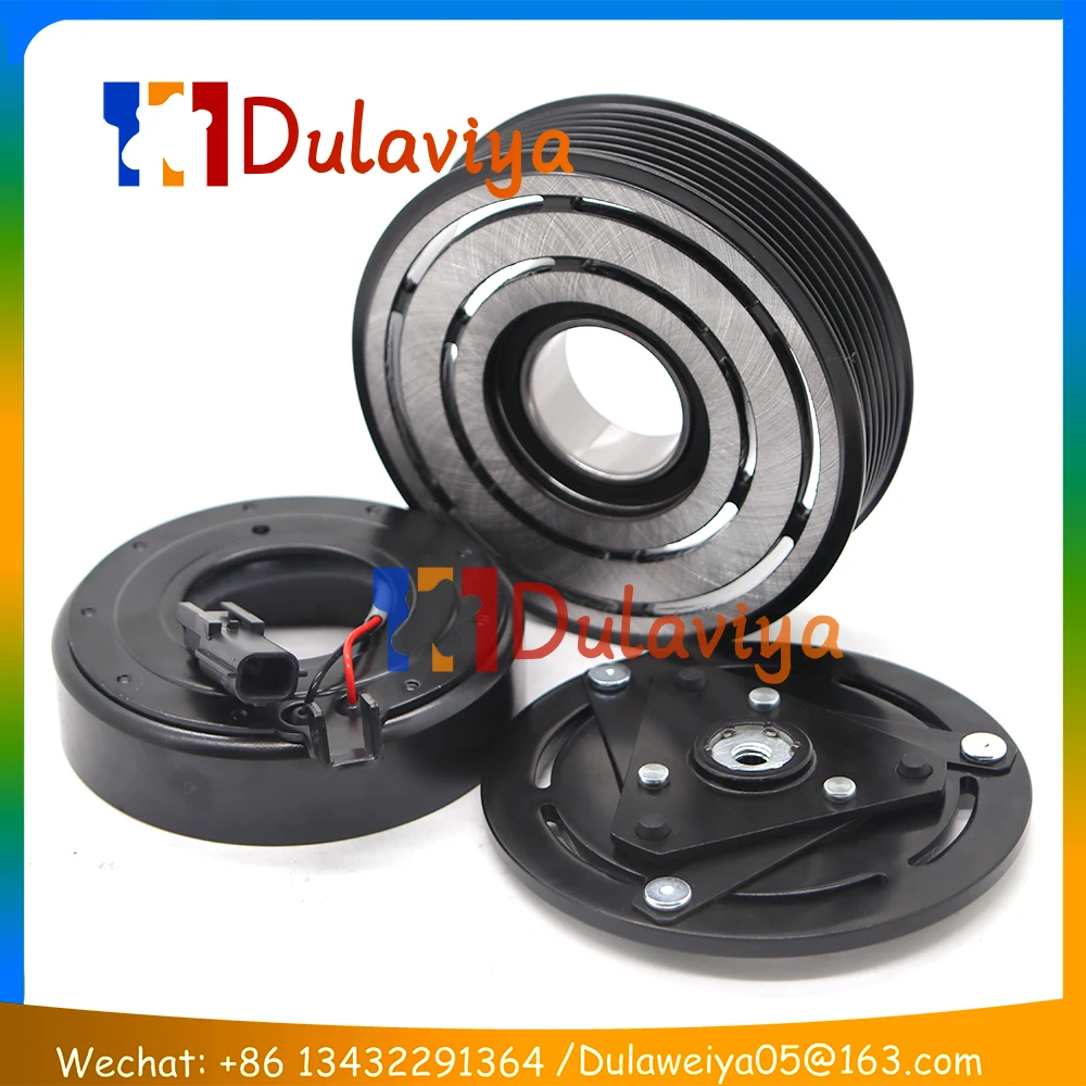 Set Frizione Magnetica Elettromagnetica Automatica Aria Condizionata Compressore Ac Per Renault Laguna Iii M9R 2.0 8200890987 8200561276