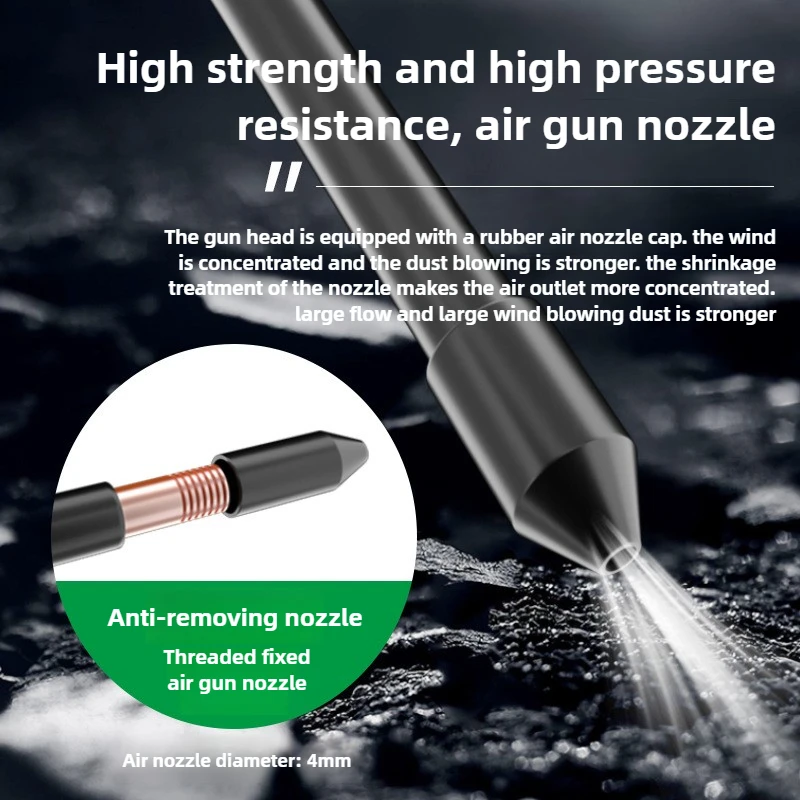 Universal Alloy Air Blow Gun High Volume Powerful Pneumatic Tools Car Cleaning Wash Water Gun Air Compressor Dust Removal