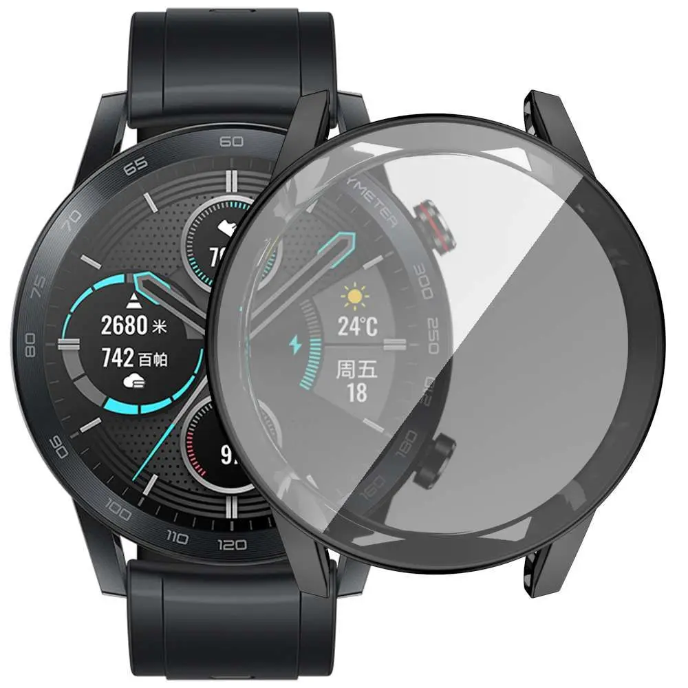 Ultra Thin Soft TPU Plated Smart Watch Case & Screen Protector - 360° Full Coverage
