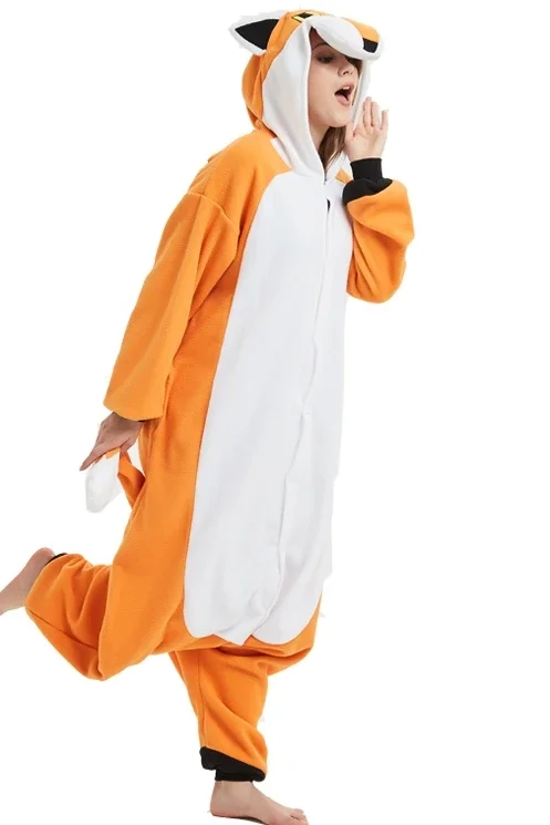 Miniso Winter Adult Animal Kigurumi Fox Dragon Wolf Onesies Party Pajamas Cartoon Costumes Jumpsuits Christmas kigurumi pajamas onesies cosplay pajamas onesies
