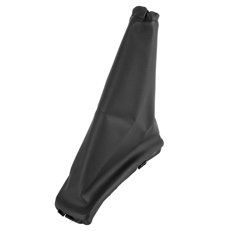 3Pcs Handbrake Gaiter Cover Hand Brake Boot Black PU Leather For Chevrolet Spark 2011-