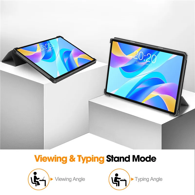 Coque For Teclast T50 Tablet Fold PU Leather Protective Hard PC Tablet Case For Teclast M40 Plus P40HD P30S T 50 Smart Cover_voghion.com