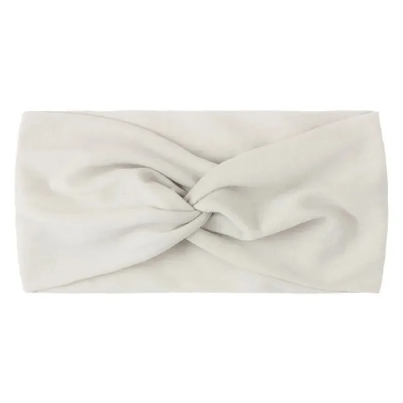 용수철 여름 단색  머리띠, 여아용 꼬임 매듭, 부드러운 탄성 머리띠, 대형 헤어 액세서리, 1 개