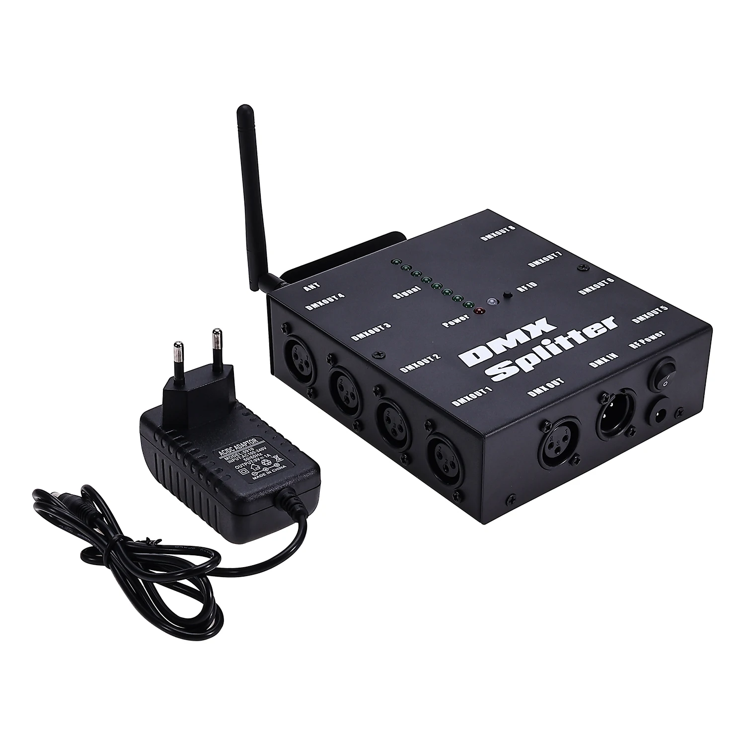 thumbnail image 1 of Sistema inalámbrico DMX 512 2.4G Receptores hembra inalámbricos/transmisores macho LED DMX512 DMX Dfi DJ Controlador de iluminación dmx, 1 of 5