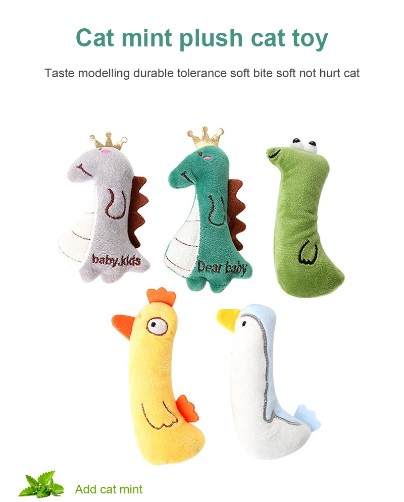 Title 1, Cute Cat Toys Funny Interactive Plush Cat Toy M...