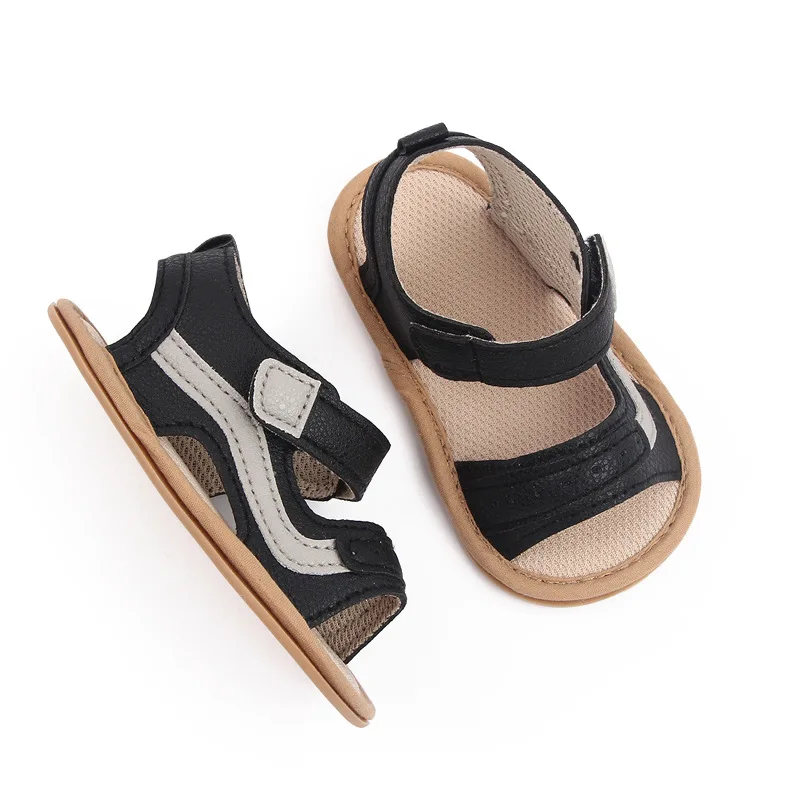 Baby Sandal Summer Toddler Boys Anti-slip Soft PU Casual First Walikng Shoes Outdoor Shoes