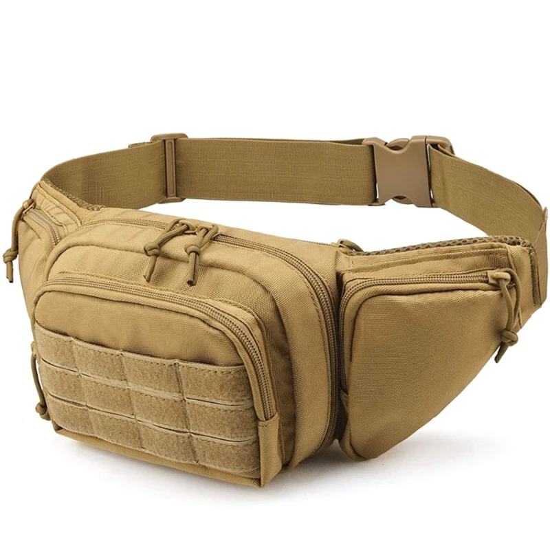 Fashion Military Single Shoulder Bag Large Capacity Waist Bags Outdoor Men Chest Pack Casual Crossbody Phone