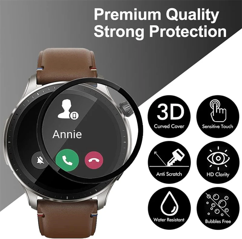 Premium 3D Curved Anti-Scratch Screen Protector Films - Pack of 1-3