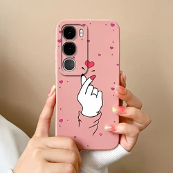 Cute Bear Love Heart Anti - Fingerprint Camera Protection Luxury Phone Case for Vivo Y21D (4G) (TYP1)