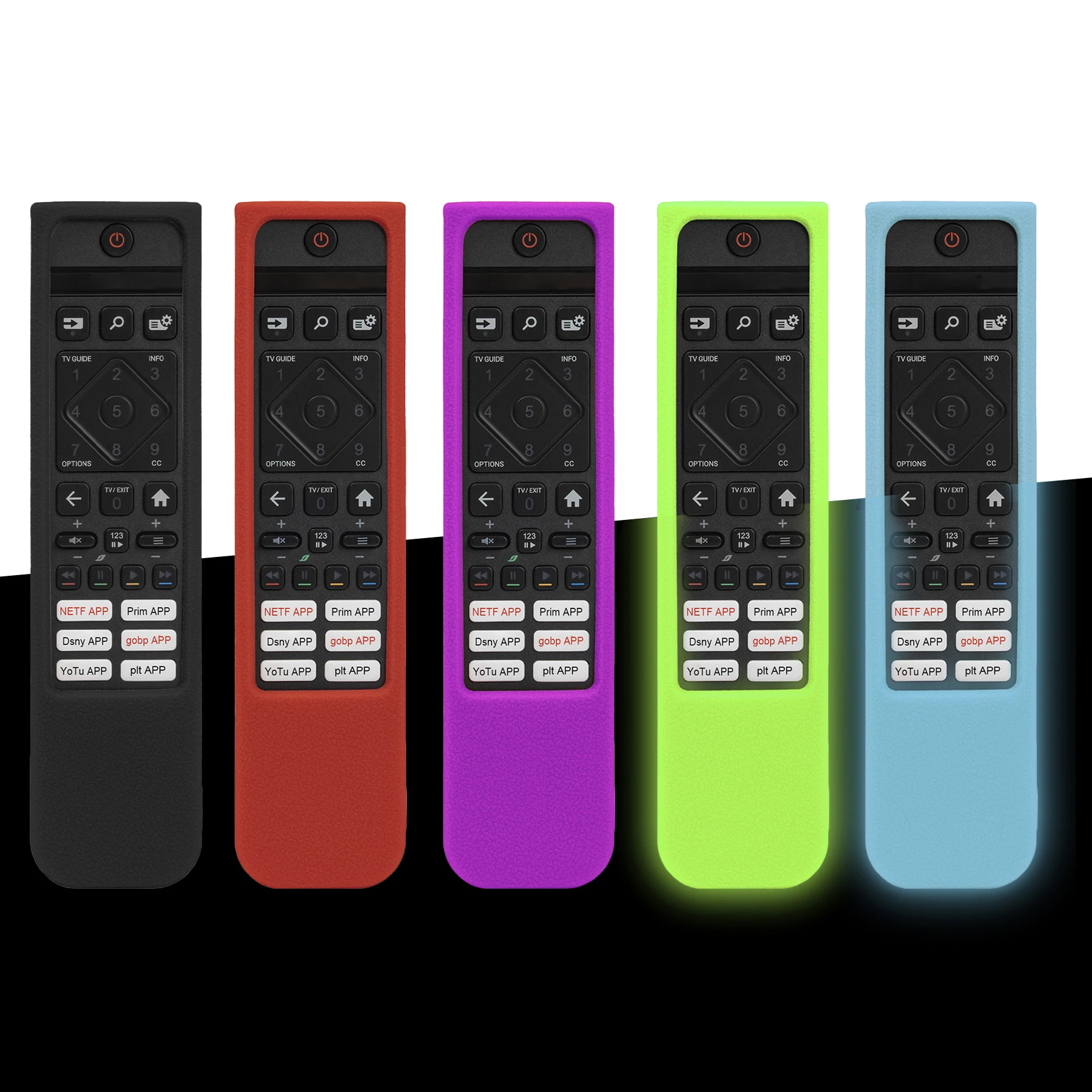 Siliconen Hoes Philips Afstandsbediening Siliconen Hoes Voor Philips TV Afstandsbediening | Schokbestendig & Antislip | Met Koord | Neon Groen (glow In Het Donker) Siliconen Hoes Philips Tv Afstandsbediening
