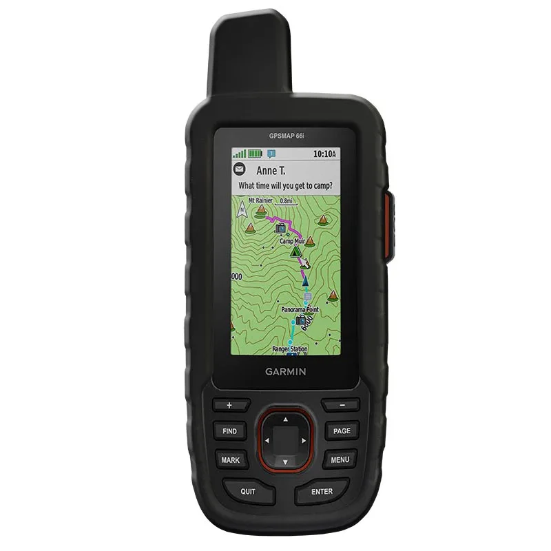 Garmin Gpsmap 67 67i 66 66i 66s 66st 66sr 슬리브 용 실리콘 소프트 에지 쉘 범퍼 커버 보호 케이스 화면 보호 필름