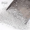 100% Real White 1.5mm-2.2mm Round Shape Brilliant Cut D color Loose Small Size Moissanite Beads VVS1 For S925 Jewelry Making