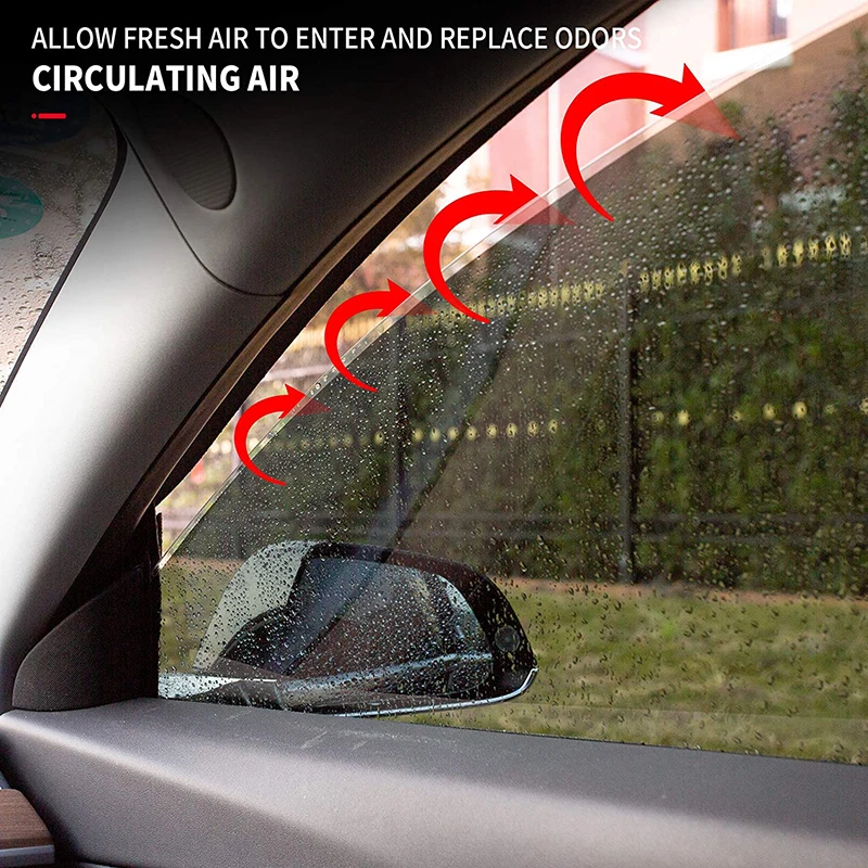 ウィンドウバイザー 車の窓バイザーシェード風力デフレクター2020-2022カローラセダンの太陽雨のガード Car Window Visor Shade Wind Deflector Sun R