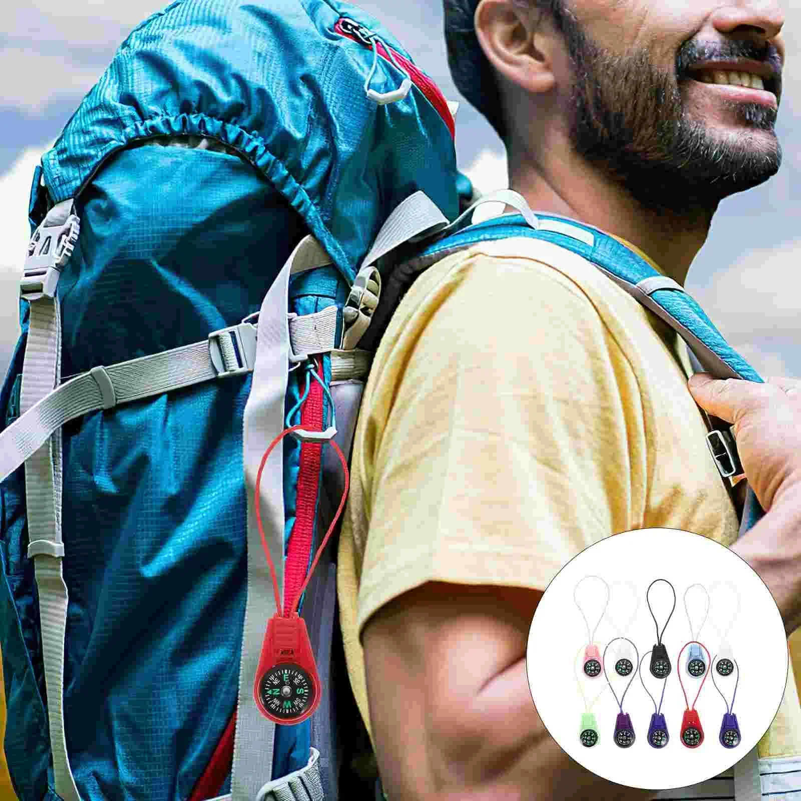 Mini Compass ABS Camping Hiking Pocket Compass Pendant Portable Navigation Climing Riding Children Gift Outdoor Survival Gear mini compass,navigation compass,portable compass,survival compass