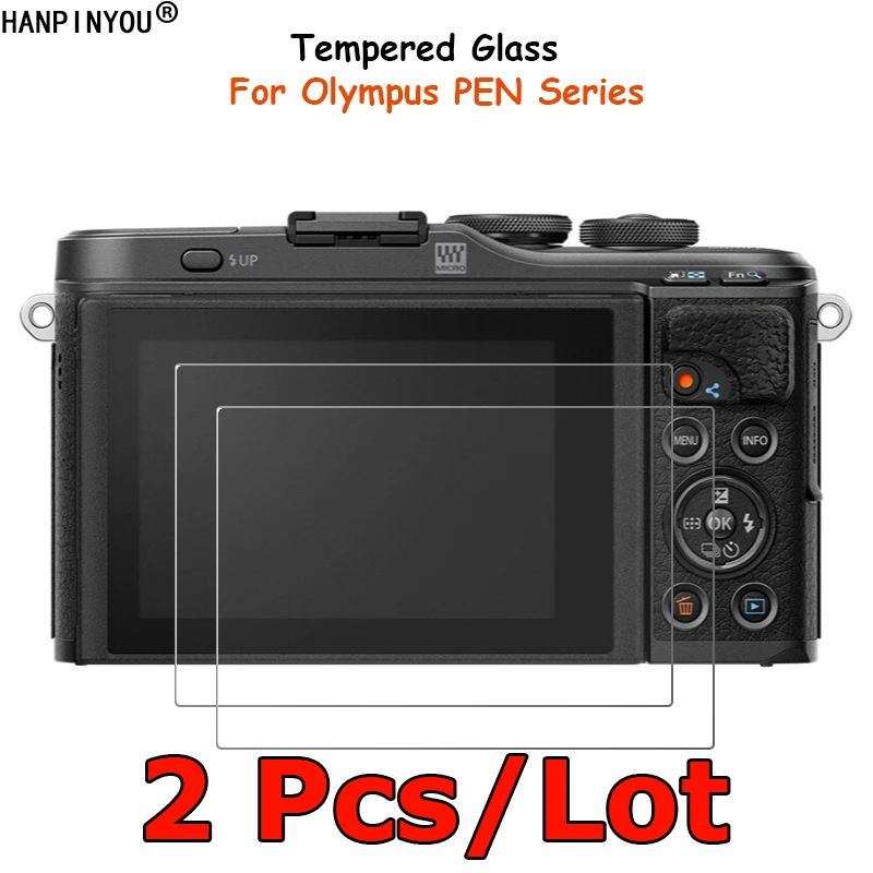 2 Pcs For Olympus PEN E-PL9 E-PL10 E-PL6 E-PL5 E-P7 E-PM2 EPL6 EPL5 E-P3 E-P5 EPM2 Tempered Glass Camera Screen Protector Film