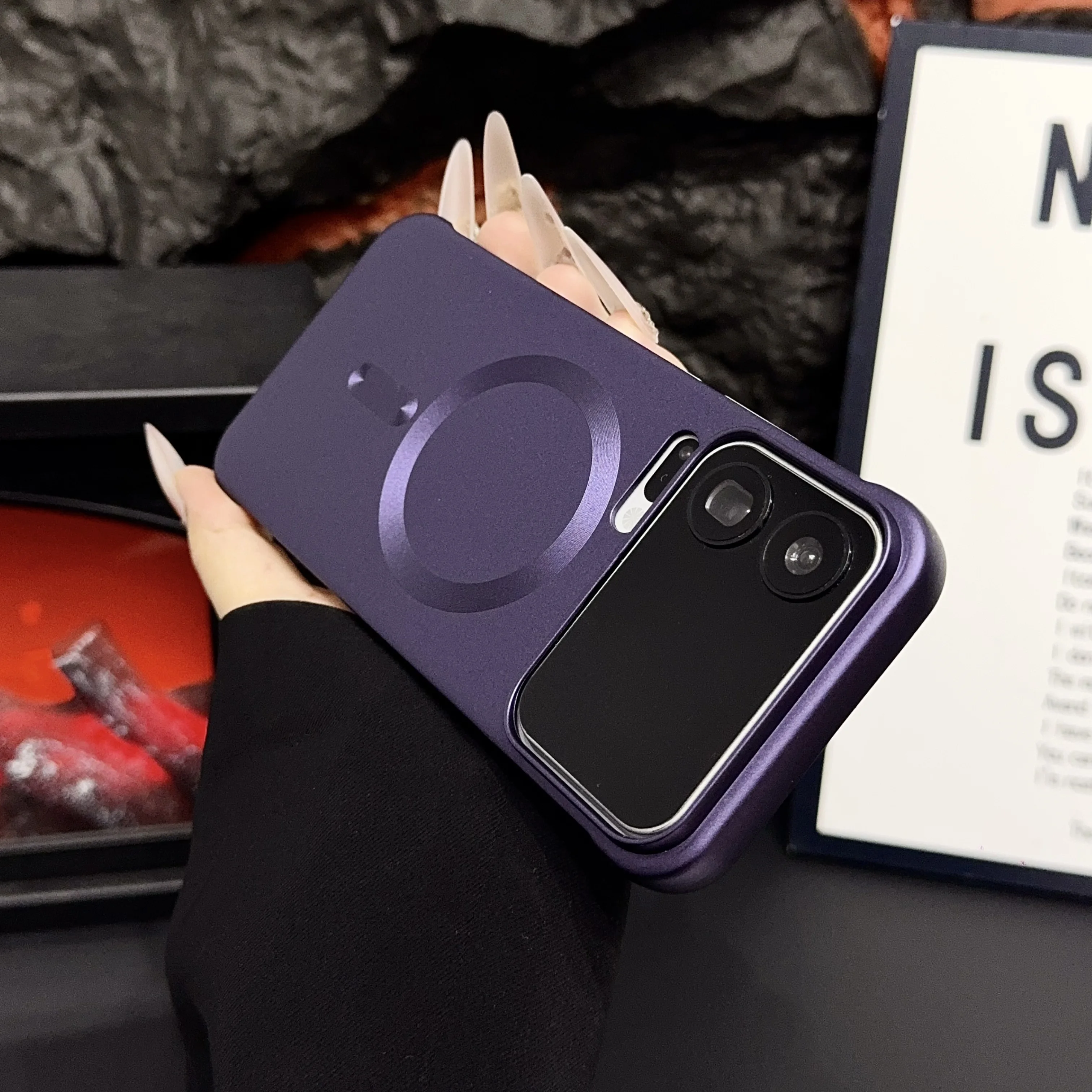 Luxury Matte Frameless Magnetic Wireless Charging Case - Ultra Slim Armor Cover