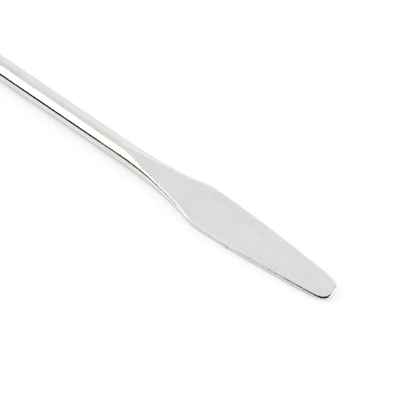 2pcs/set Stainless Steel Mixing Spatula Tool Spatuler Rod Dental Nail Art Makeup Foundation Eyeshadow Mixing Stick Color Tools 6