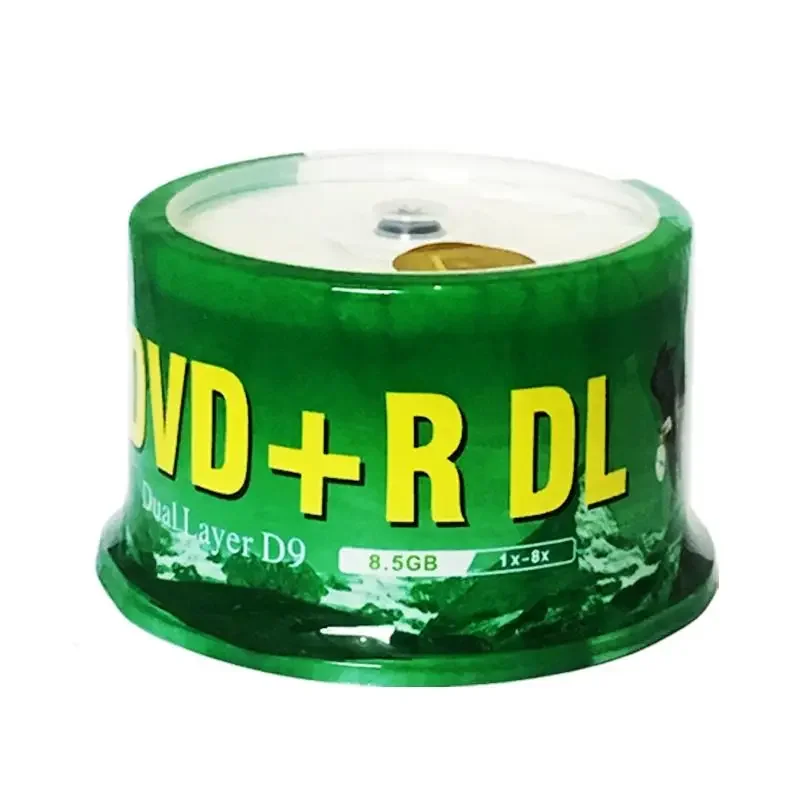 50-Pieces-Blank-White-Surface-Inkjet-Printable-8X-DVD-R-DL-Double-Layer ...