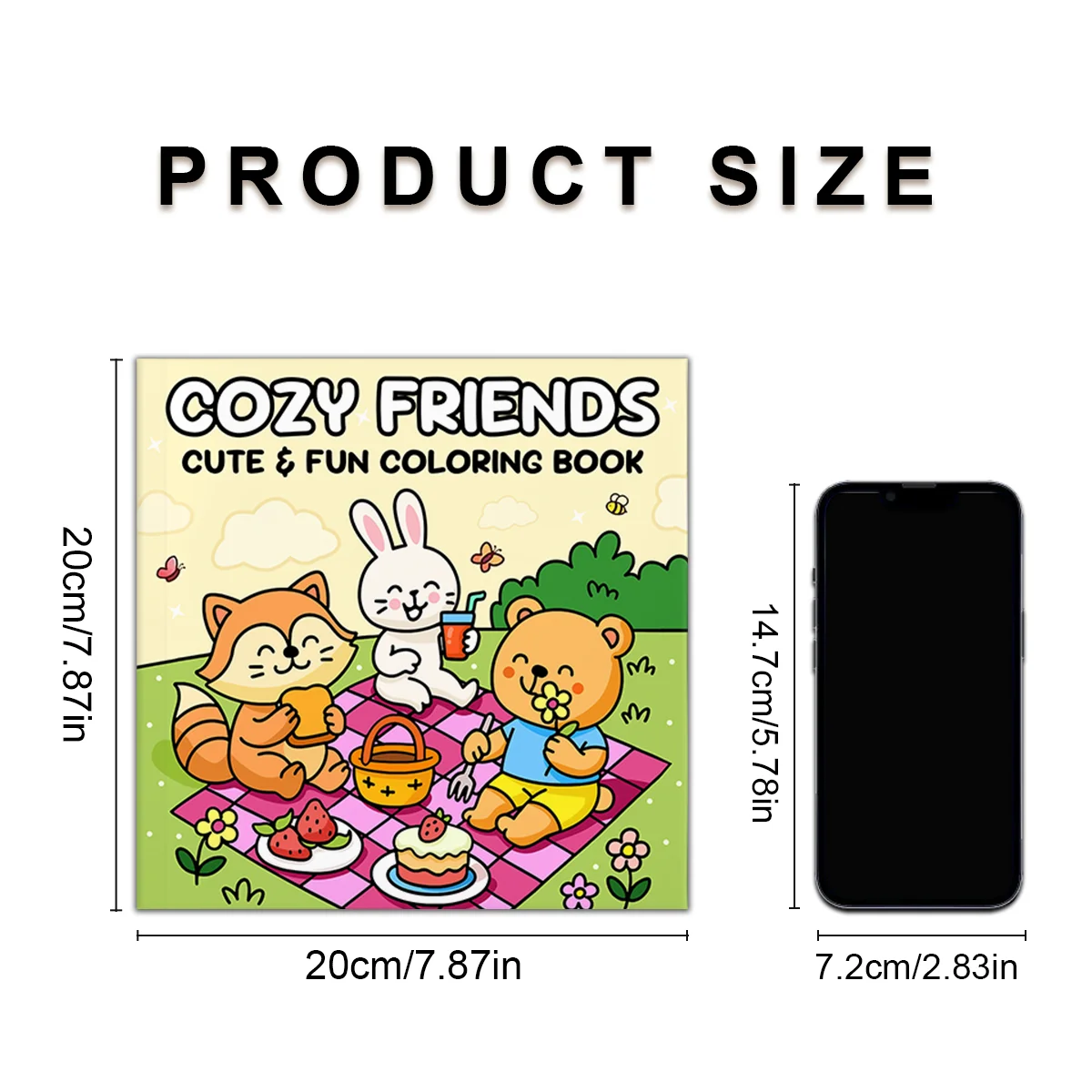 Halloween Colouring Book COZY FRIENDS Cute Fun Coloring Book For Adults And Teens Featuring Graffiti Painting Drawing gifts