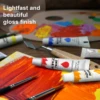 Acrylic Paint Set 12/24 Pack of 12mL Paints,Non-Toxic Craft Paint for Canvas,Wood,Fabric,Leather,Cardboard,Paper,MDF and Crafts 5