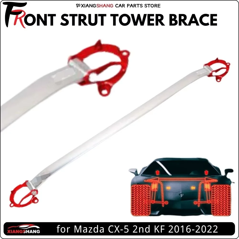 Front Strut Bar Tower Brace for Toyota GT86 86 for Subaru BRZ 2012- Racing Engine Aluminum Alloy Stabilized Anti-Roll Sway