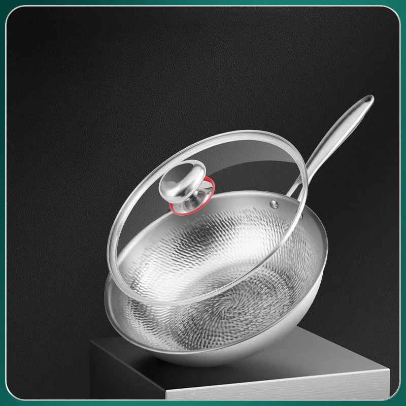 Pure-titanium-pot-household-titanium-wok-uncoated-titanium-non-stick ...