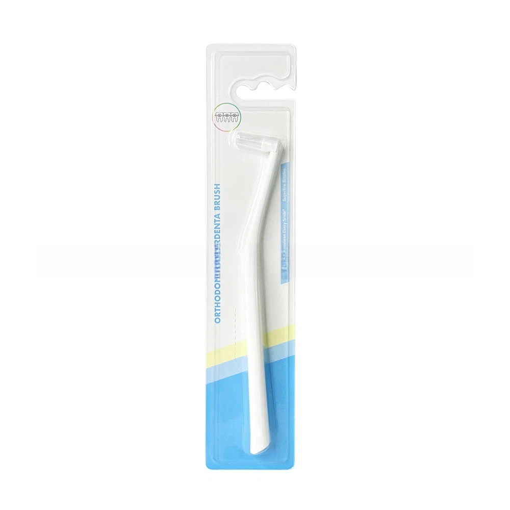 Compact Interdental Brush with Soft Bristles