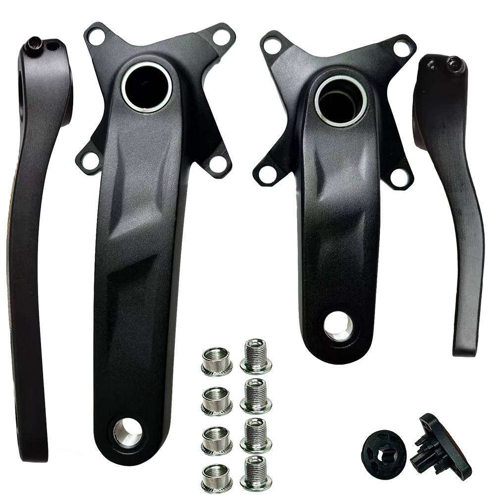 104BCD Kinder Fahrrad Kurbelgarnitur 114mm/127mm/135mm/140mm/152mm/160mm 1x Kurbel MTB Kind Kurbelgarnitur Rundes Kettenblatt für Shimano SRAM – Detail 3