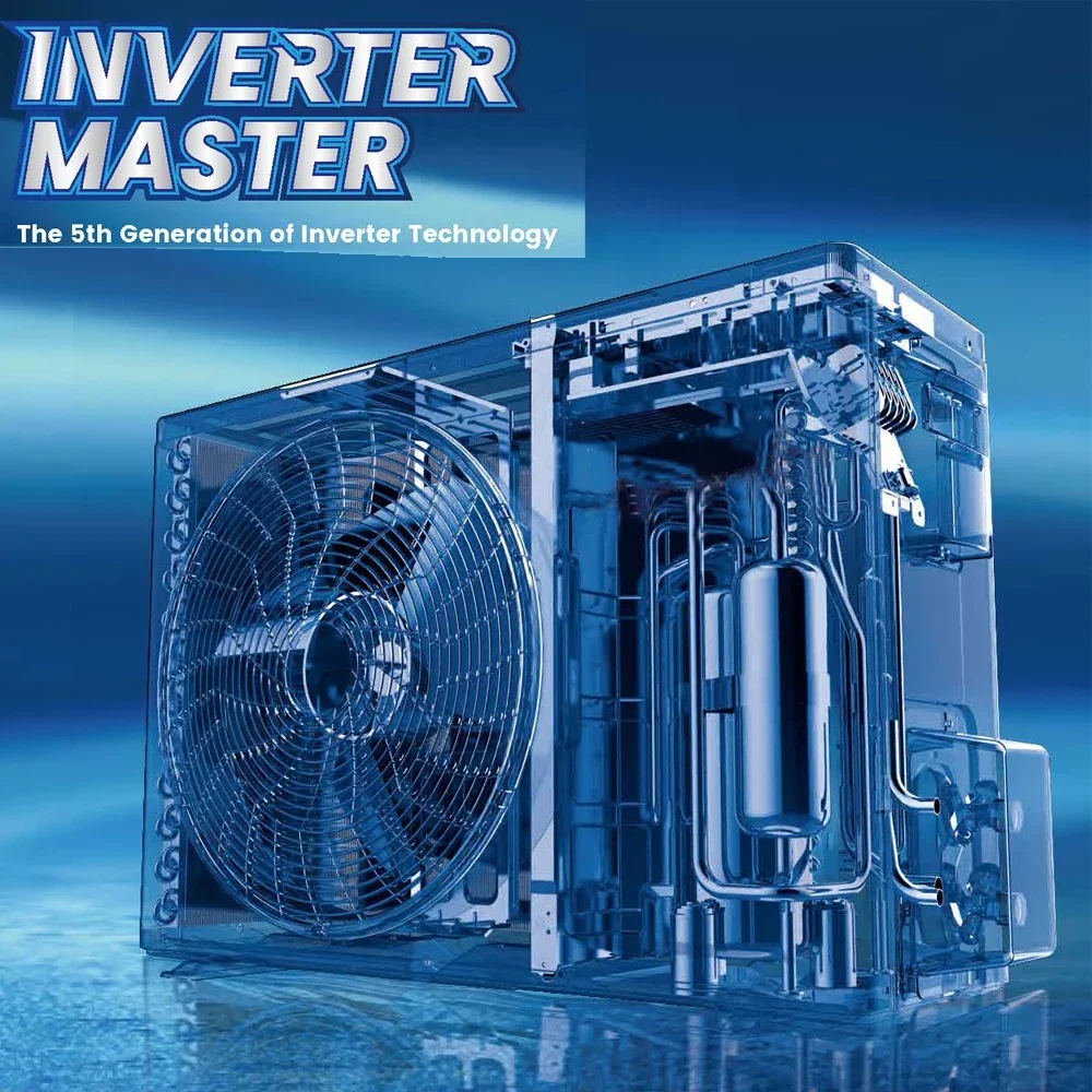 China factory Oem R410A R32 Heat And Cool Inverter Type Wall Mounted mini split Air Conditioner 3