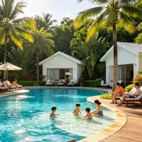 Piscine hors sol personnalisée en acier galvanisé robuste, portable pour la famille 4