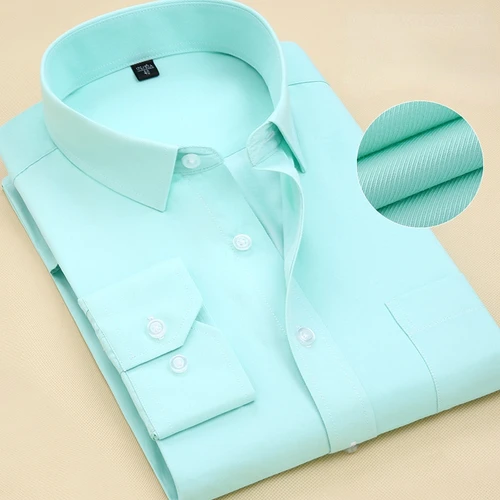 8XL 퓨어 컬러 오피스 포멀 비즈니스 소셜 워크 클래식 셔츠: 세련되고 전문적인 스타일 추천