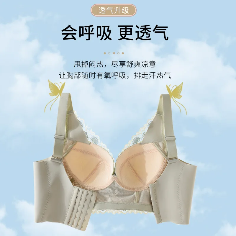 Women Sexy Lace Bras Thin Wire Free Seamless Comfort Underwear Push Up Lingerie Ladies Intimates Bra Plus Size 2022 New