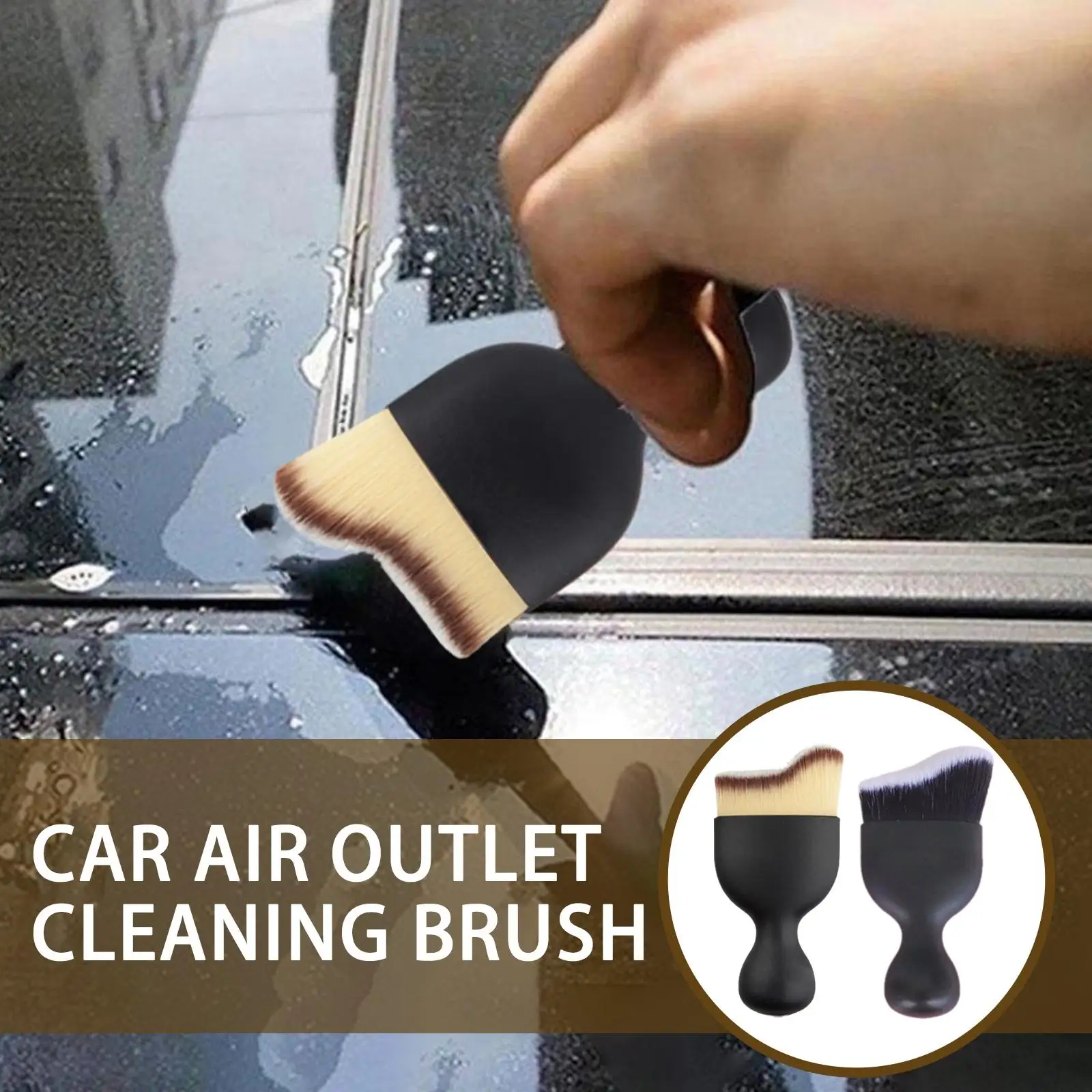 

Car Interior Cleaning Brush Center Console Cleaning Car Cleaning Conditioning Air Brush Outlet Brush Cleaning Accessories I4o6