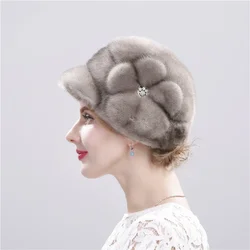 Chapeau de luxe de marque pour femmes, de haute qualité, garde la chaleur en russie, nouveauté d'hiver 