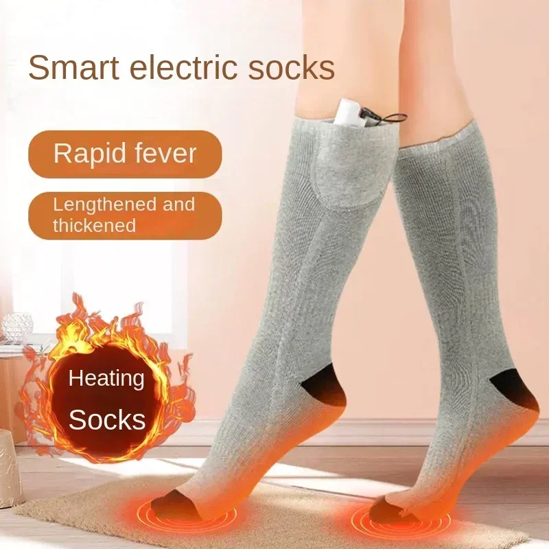 Winter heating socks 5000mAh thermal socks, electric skiing socks, electric foot warming skiing sports