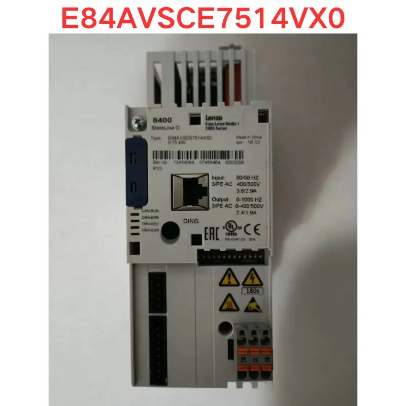 

Used E84AVSCE7514VX0 Frequency converters 0.75KW Functional test OK