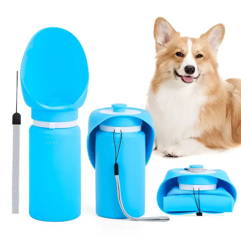 Portable Pet Walking Cup Anti Slip Cup Body Deep Design of Drinking Sink Suitable for Walking Hydration