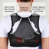 Reflective Large Capacity Men Women Running Jacket Running Storage Bag Running Backpack Running Chest Pack Marathon Vest Bags 3