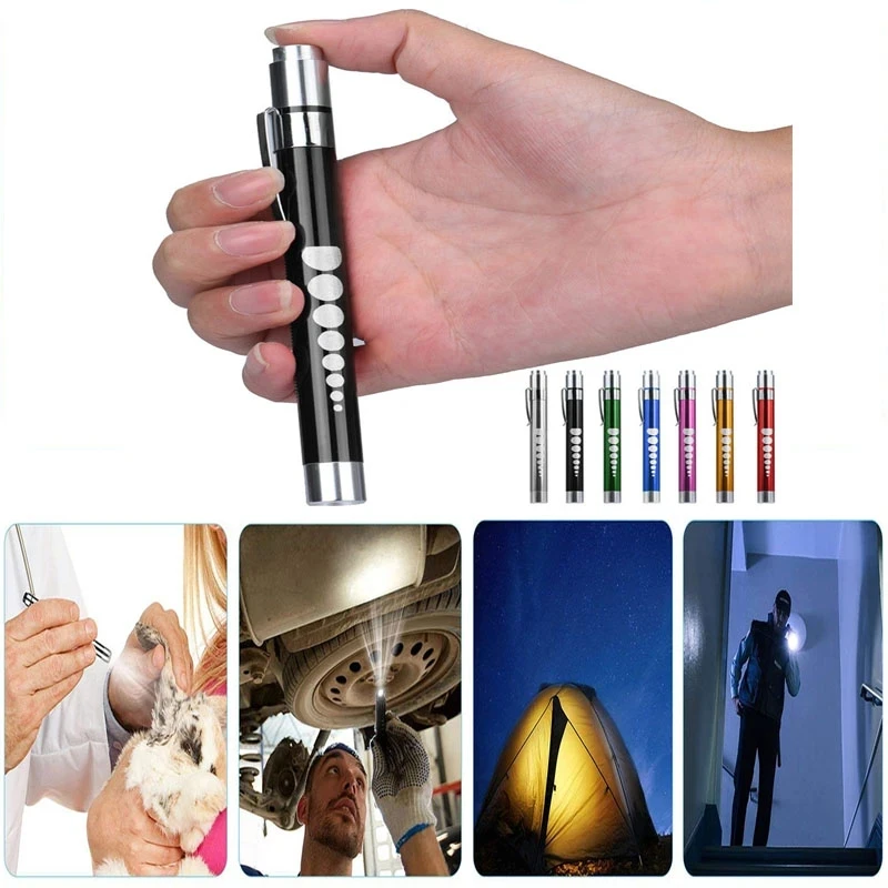 Medical First Aid Nurse Doctor LED Pen Light Penlight Flashlight Torch