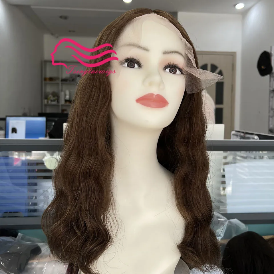 Kosher wig Front lace European virgin hair Top quality wig factory Sheitel