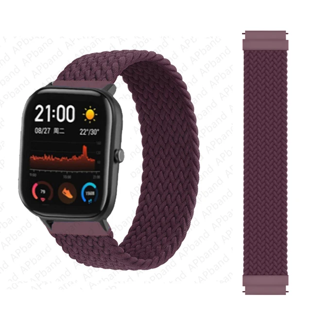 Braided Solo Loop Watch Strap - 20mm & 22mm Adjustable Band