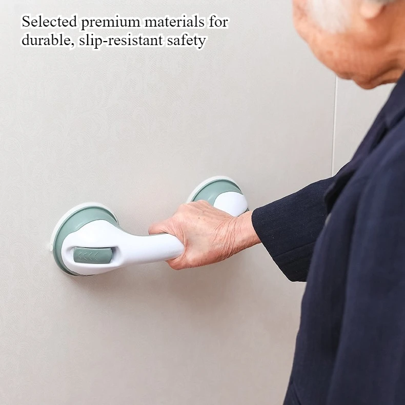 ที่จับฝักบัว 2 ชิ้น, ที่จับอ่างอาบน้ำและฝักบัว, ที่จับแบบติดด้วยถ้วยดูด, ที่จับอ่างอาบน้ำในห้องน้ำ - อุปกรณ์ช่วยทรงตัว เหมาะสำหรับคนที่มีความสูงต่ำ 1