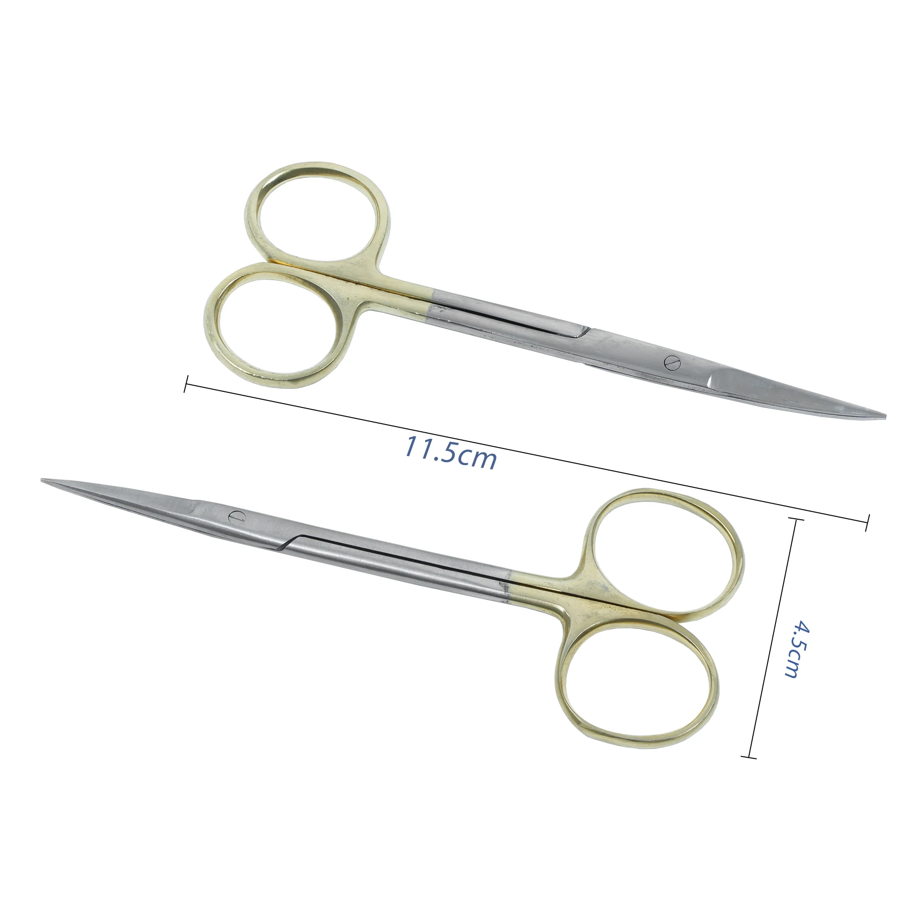 1 Pc Stainless Steel Straight And Curved Hemostatic Forceps Stainless Steel Ophthalmic Scissors Medical Dental Surgical Scissors 6