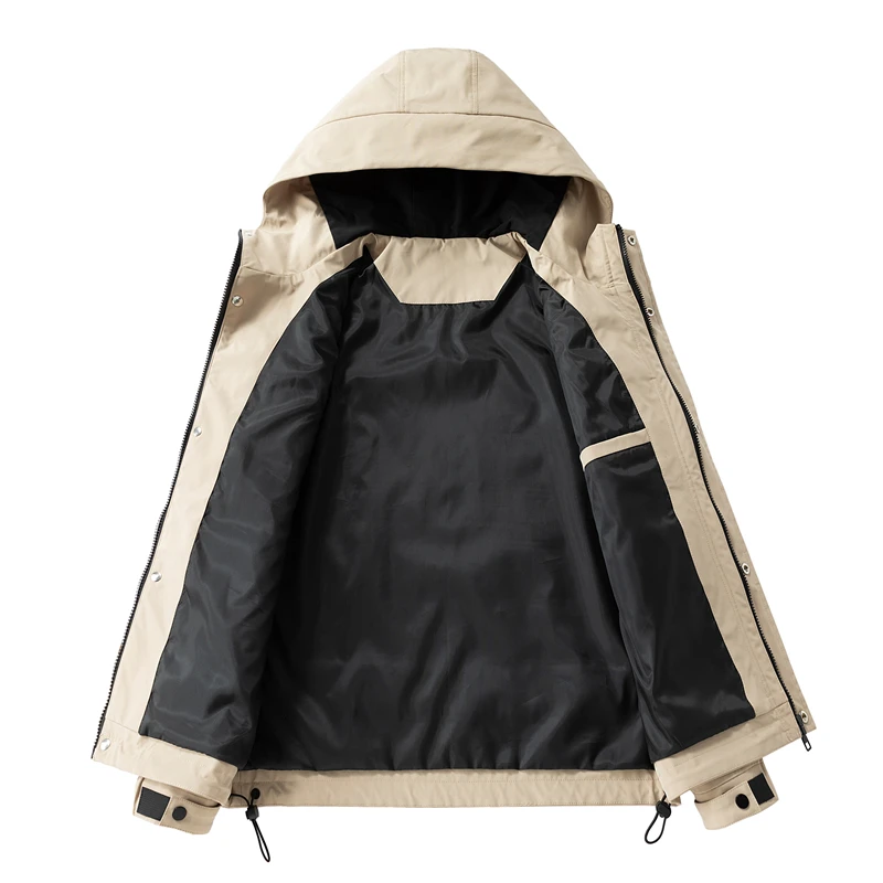 Unisex Hiking Jacket Waterproof Windbreaker for Outdoor Activities