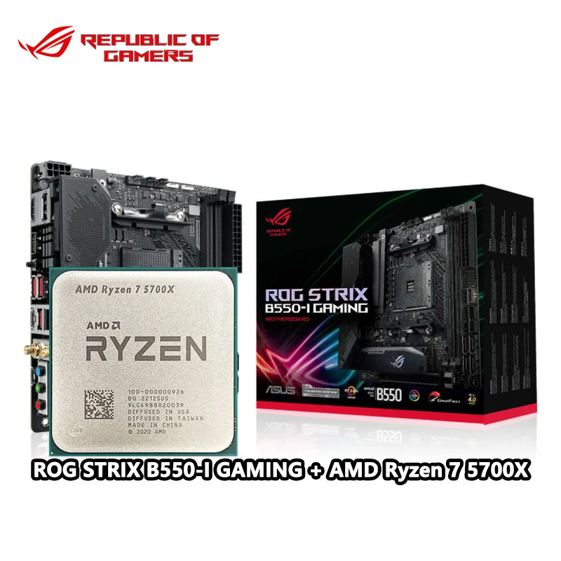 ASUSROGSTRIXB550IGAMINGMotherboardAMDRyzen75700XR75700XCPU