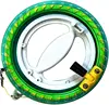 New Arrive  Outdoor Fun Sports 14cm Kite Green Wheel For Big Kite Flying Traction Tools Kite Handle Wheel With String / Line 1