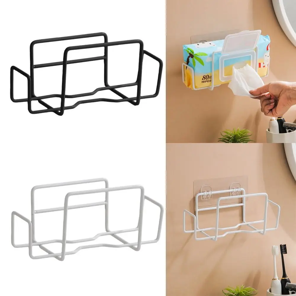 Creative stainless steel Wet Wipes Paper Holder Wall-mounted Portable Tissue Box Holder Toilet Paper Racks Kitchen Bathroom