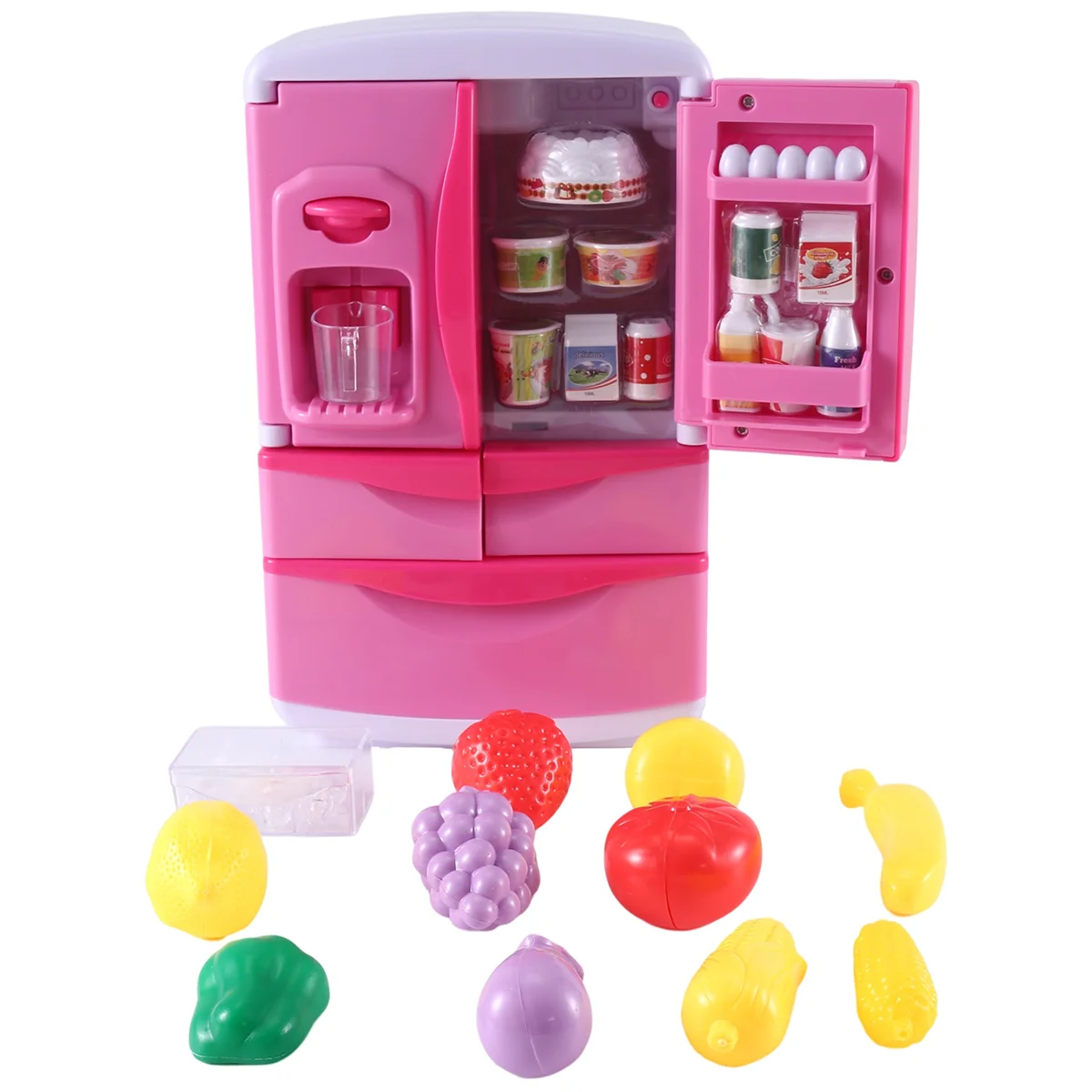 

Yh218-1 Household Simulation Refrigerator Children's Small Home Appliances Toys Boys and Girls Set Music with Lights